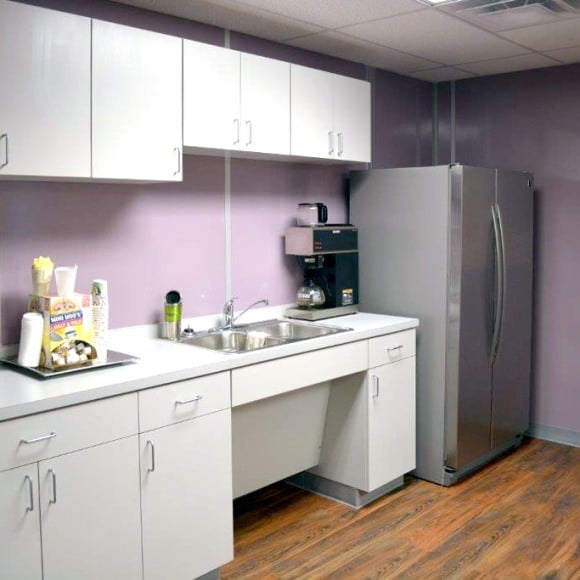 allied modular interior breakroom and lunch room
