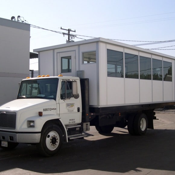 Portable modular office by allied modular.