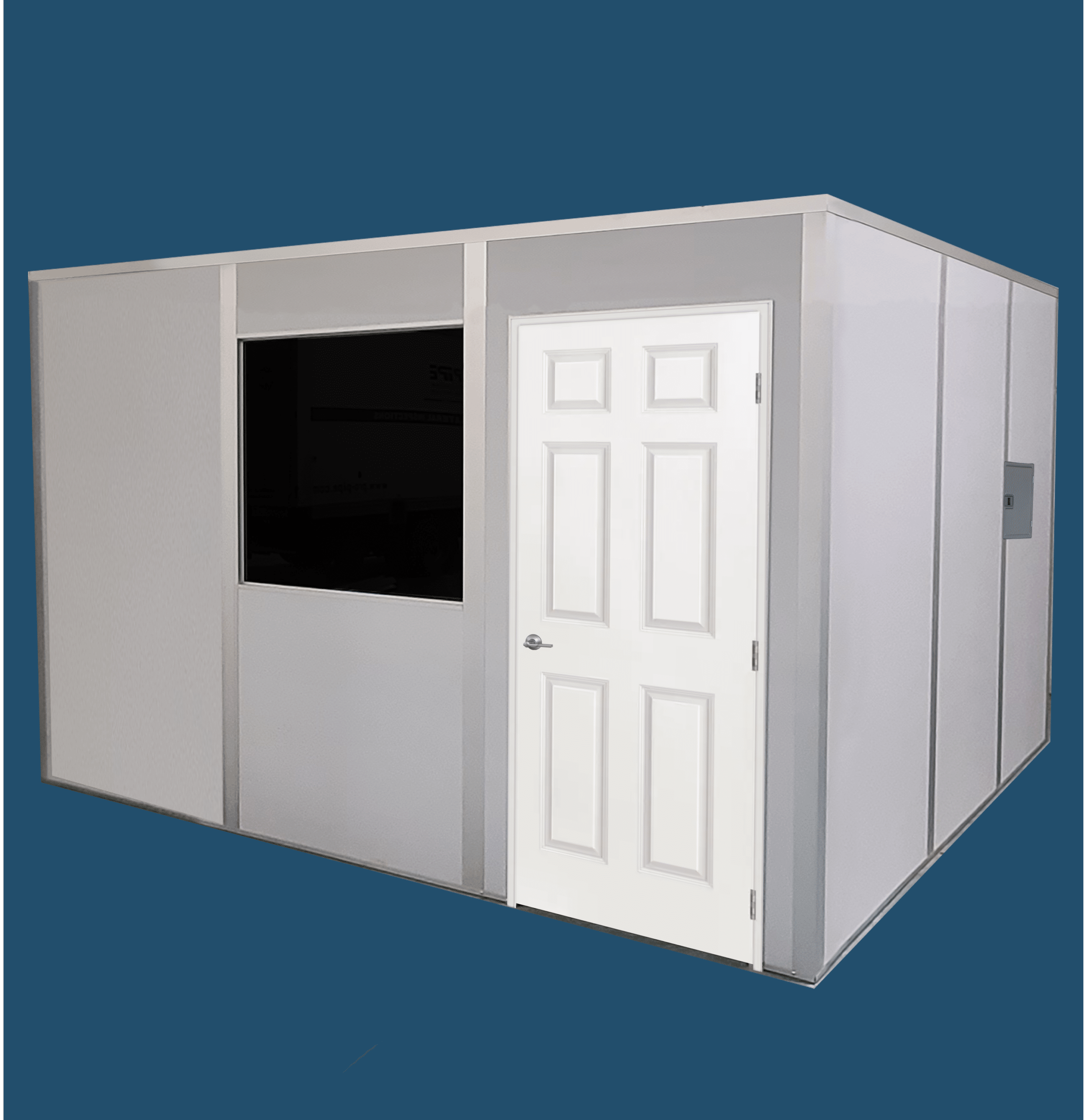 12x12 6 panel door - with Breaker