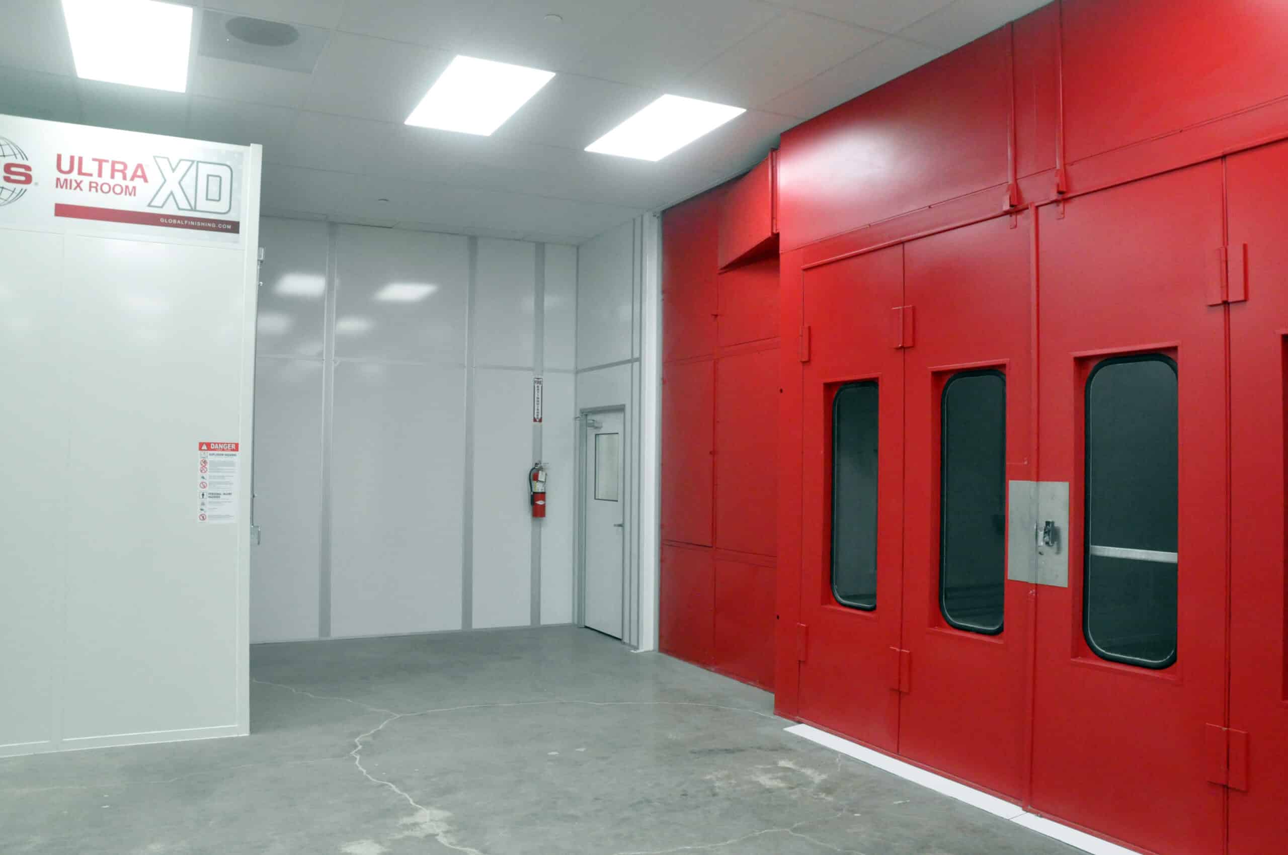 Tall walls and cleanrooms by allied modular paint room - room dividers and warehouse dividers