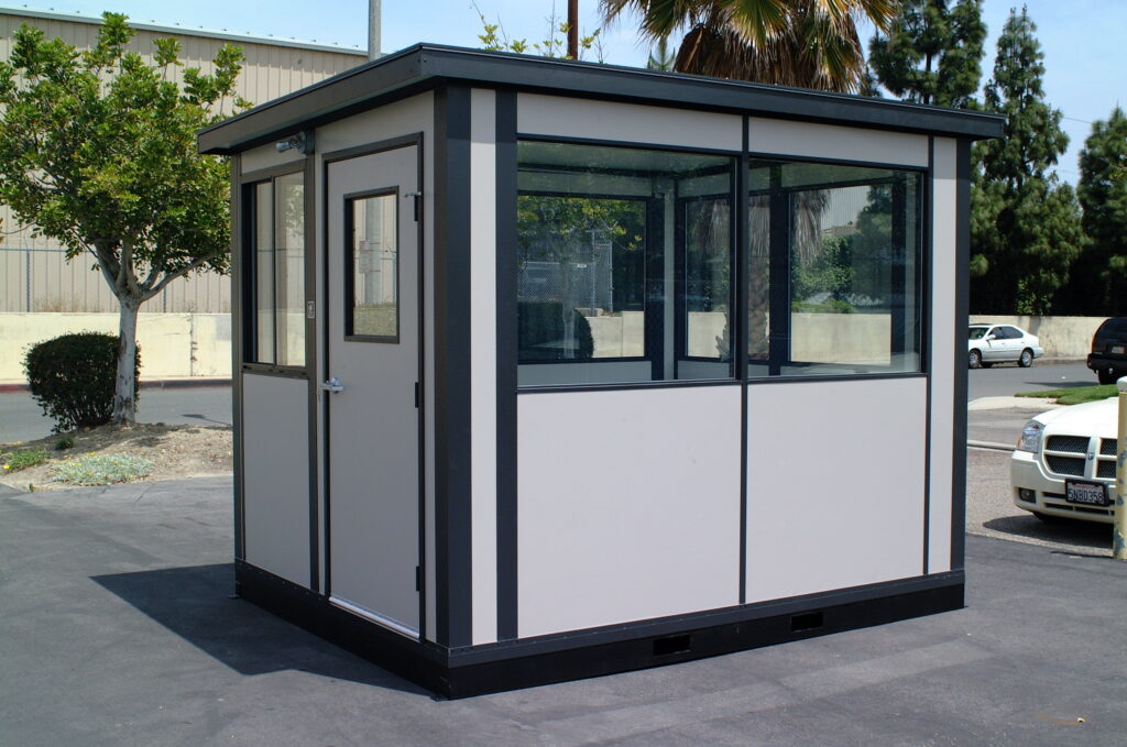 elevated guard house guard shack guard booth made by allied modular - modular guardhouse vision tower